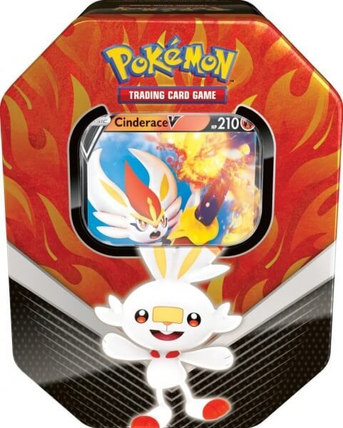 Nintendo Pokémon Spring 2020 Galar Partners Tin - Cinderace V - obrázek 1