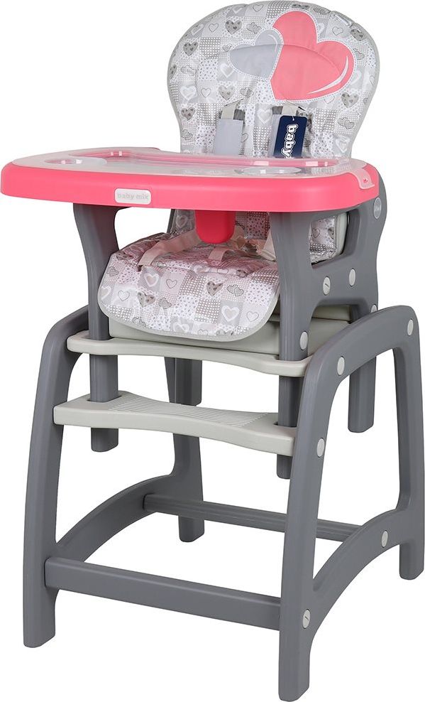 Jídelní židlička Baby Mix 2v1 Latte - obrázek 5