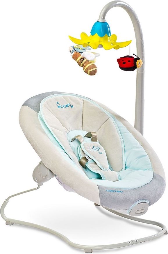 Dětské lehátko CARETERO BLOSSOM Varianta: grey - šedá - obrázek 17