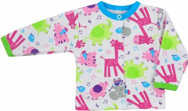 Kojenecký kabátek Bobas Fashion Zoo zelený pro holky - 56 (0-3m) - obrázek 12