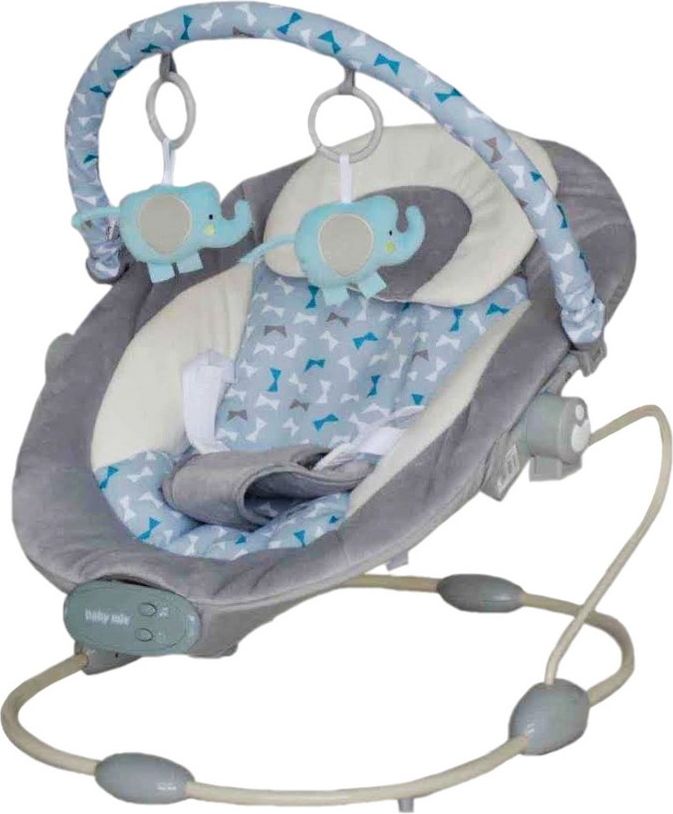 Dětské lehátko Baby Mix Varianta: světle šedé - šedá - obrázek 1