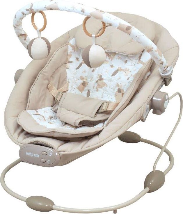 Dětské lehátko Baby Mix Varianta: světle šedé - šedá - obrázek 8