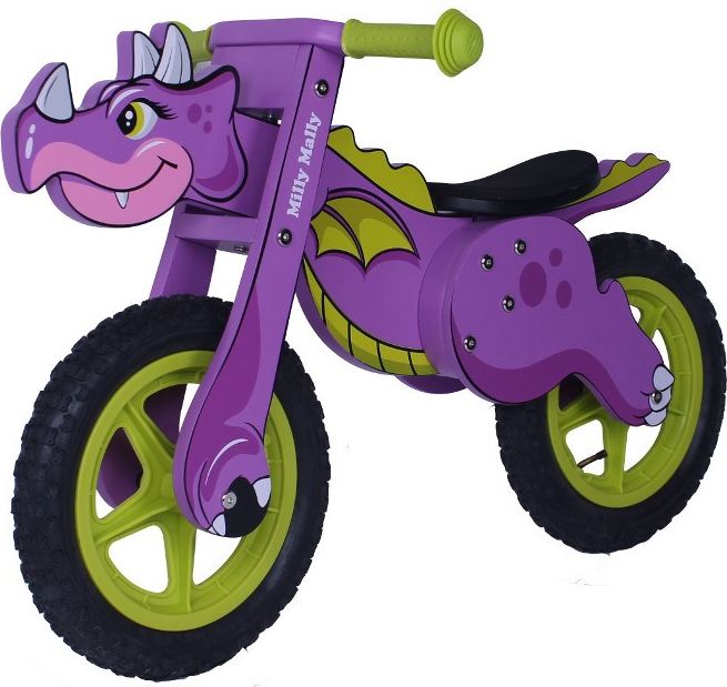 Dětské odrážedlo kolo Milly Mally DINO Varianta: green - zelená - obrázek 2