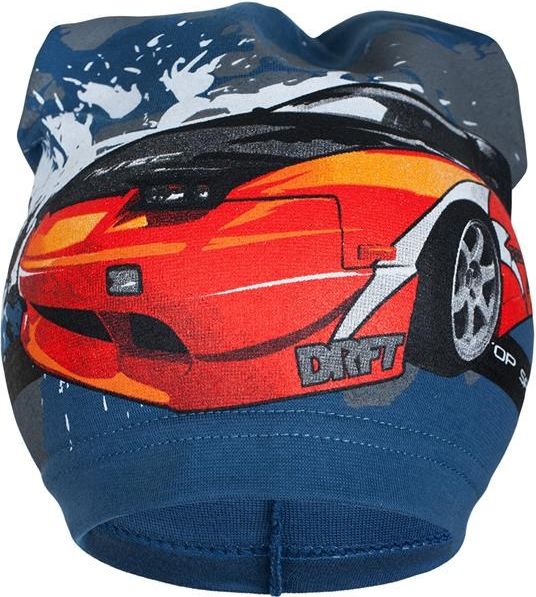 Jarní dětská čepička New Baby auto černé&nbsp;-&nbsp;104 (3-4r) - obrázek 3