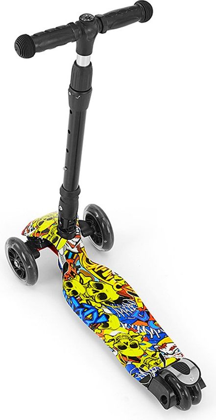 Dětská koloběžka Milly Mally Magic Scooter Varianta: graffiti - multicolor - obrázek 7