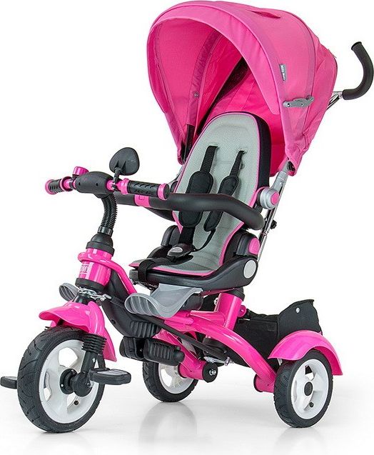 Dětská tříkolka Milly Mally Tomy Varianta: pink - růžová - obrázek 16