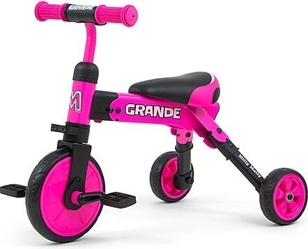 MILLY MALLY | Nezařazeno | Dětská tříkolka 2v1 Milly Mally Grande pink | Růžová | - obrázek 15