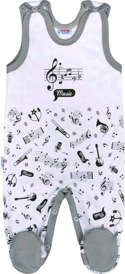 Kojenecké bavlněné dupačky New Baby Music 56 (0-3m) - obrázek 16