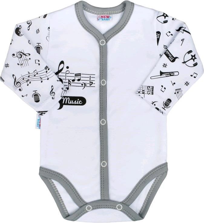 Kojenecké body celorozepínací New Baby Music&nbsp;-&nbsp;68 (4-6m) - obrázek 5