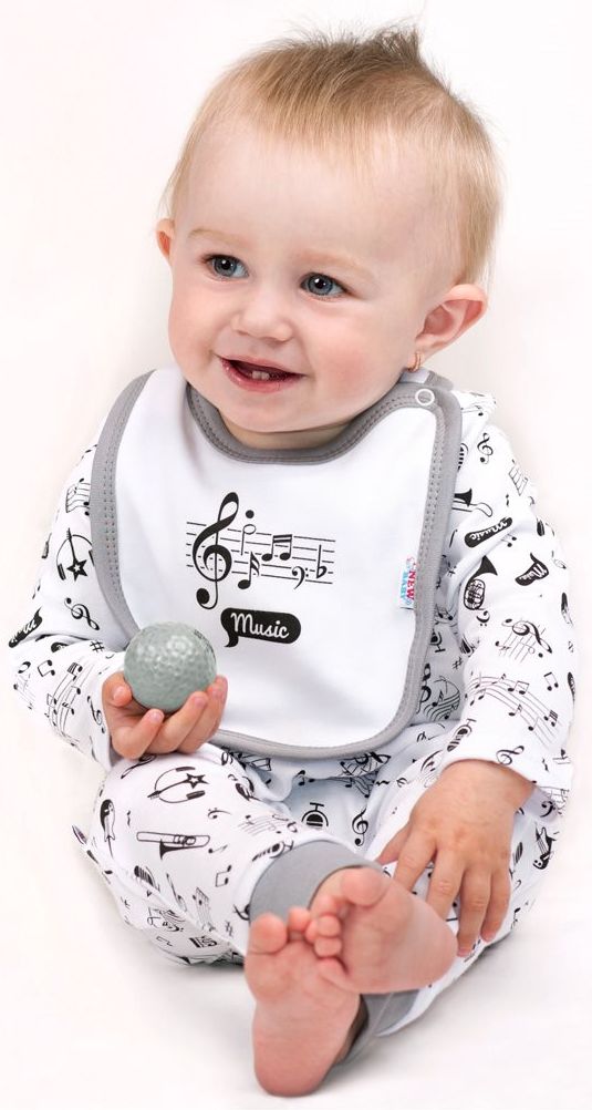 Kojenecké body celorozepínací New Baby Music&nbsp;-&nbsp;68 (4-6m) - obrázek 8