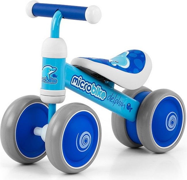 Dětské odrážedlo Milly Mally Micro Varianta: Delphin - modrá - obrázek 5