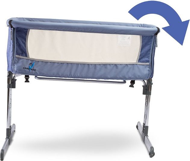 Dětská postýlka CARETERO Sleep2gether Varianta: graphite - šedá - obrázek 15