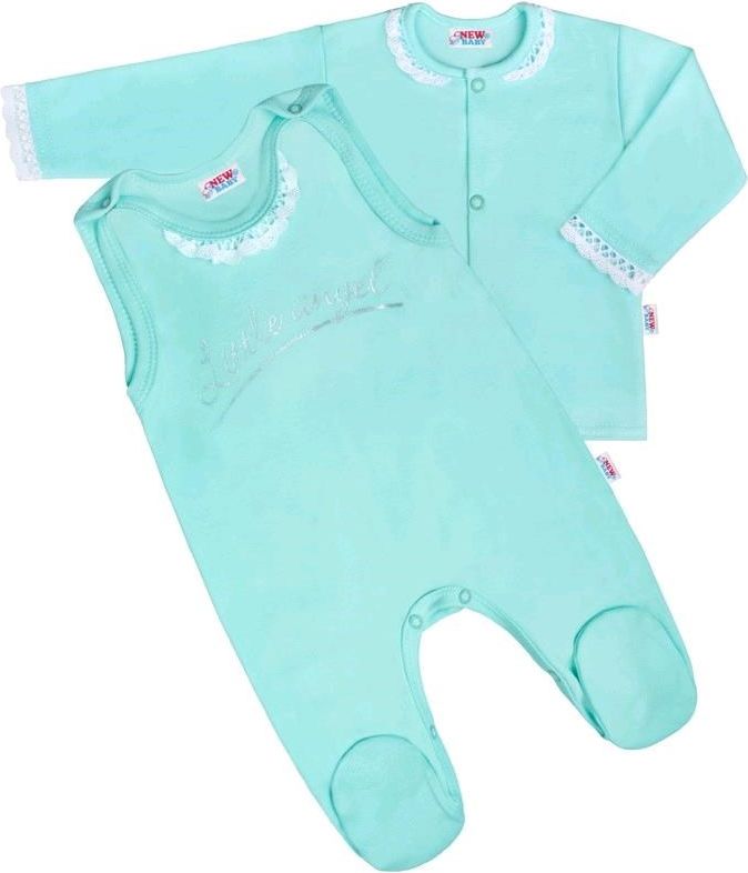 2-dílná bavlněná souprava New Baby Angel modrá&nbsp;-&nbsp;68 (4-6m) - obrázek 5