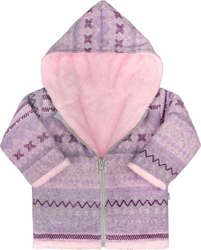 Zimní kojenecký kabátek Baby Service Etnik zima modrý&nbsp;-&nbsp;68 (4-6m) - obrázek 3