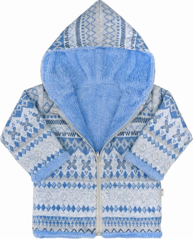 Zimní kojenecký kabátek Baby Service Etnik zima modrý&nbsp;-&nbsp;68 (4-6m) - obrázek 6