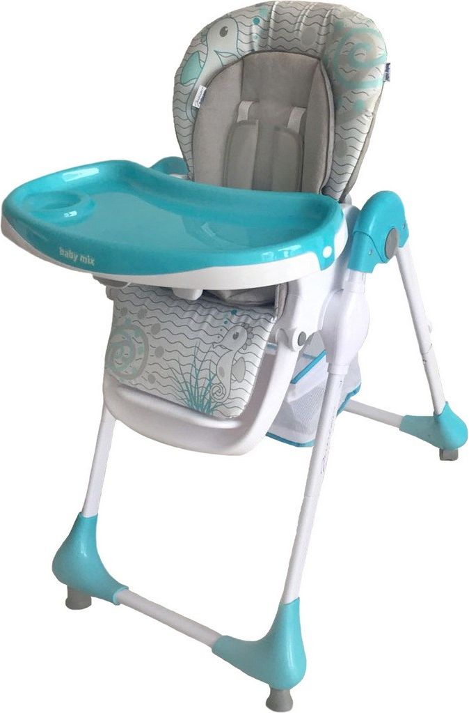 Jídelní židlička Baby Mix Junior Varianta: light grey - šedá - obrázek 1