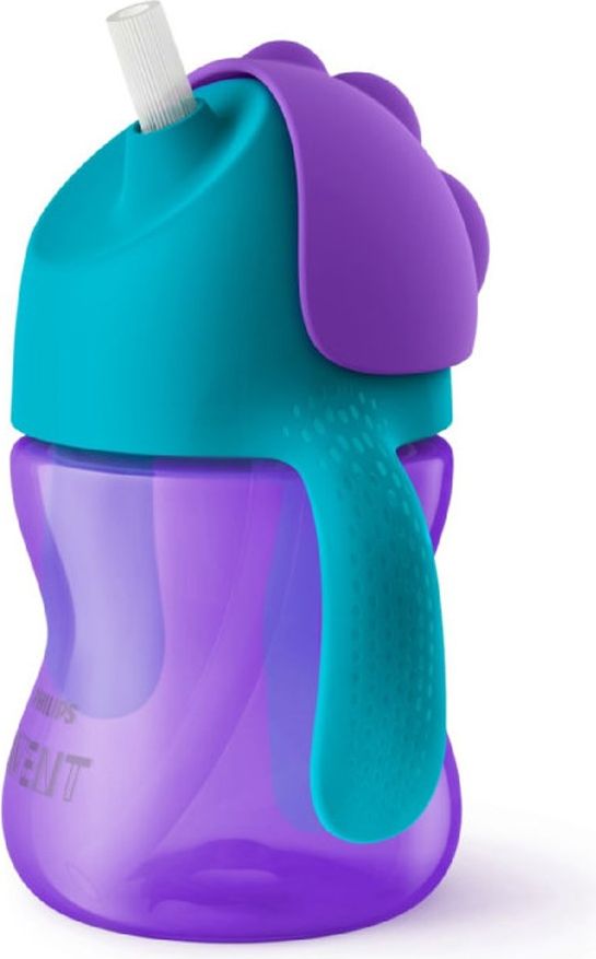 AVENT Hrneček s ohebným brčkem 200 ml - dívka - obrázek 1