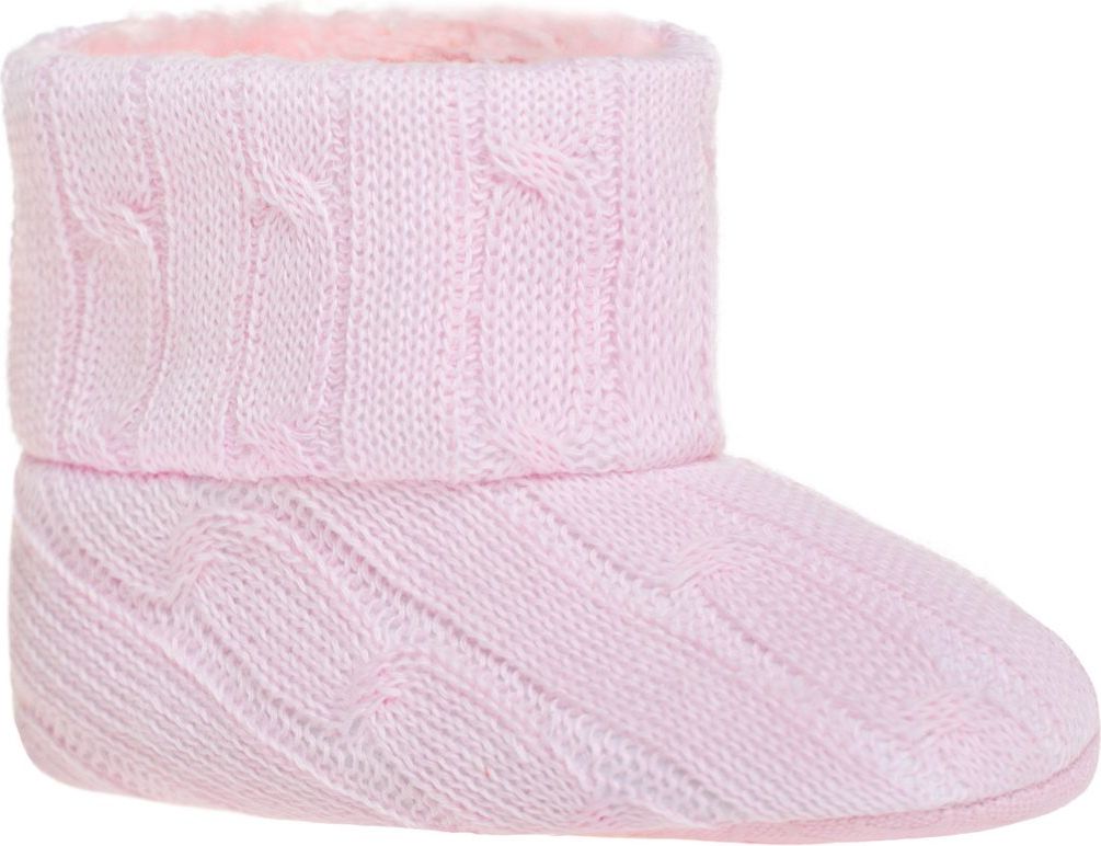 Dětské zimní capáčky Bobo Baby 6-12m růžový úplet&nbsp;-&nbsp;80 (9-12m) - obrázek 4