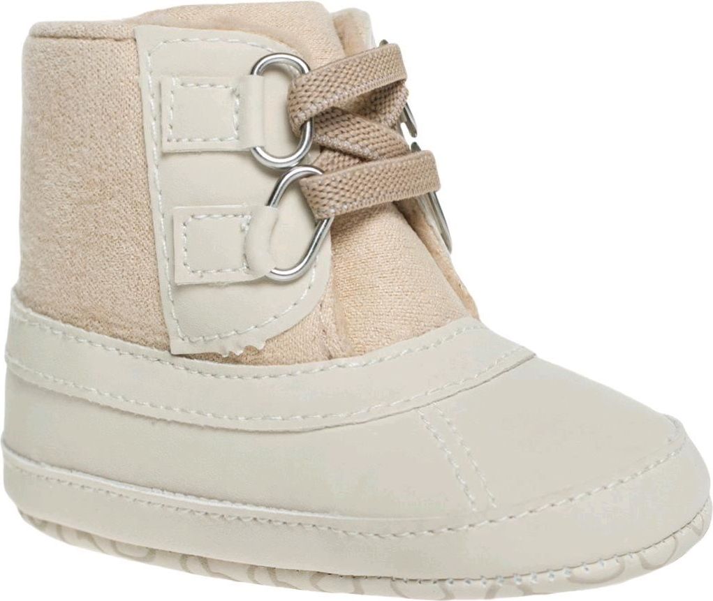 Dětské zimní capáčky Bobo Baby 12-18m krémové - 86 (12-18m) - obrázek 2