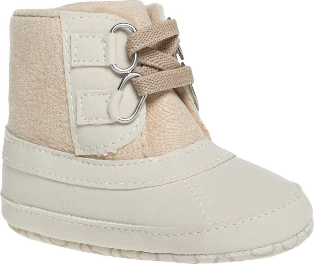 Dětské zimní capáčky Bobo Baby 12-18m krémové - 86 (12-18m) - obrázek 3