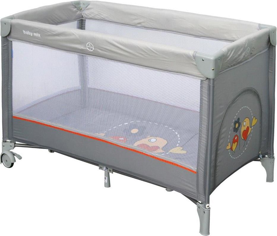 Dětská cestovní postýlka Baby Mix Varianta: Medvídek blue - tyrkysová - obrázek 1