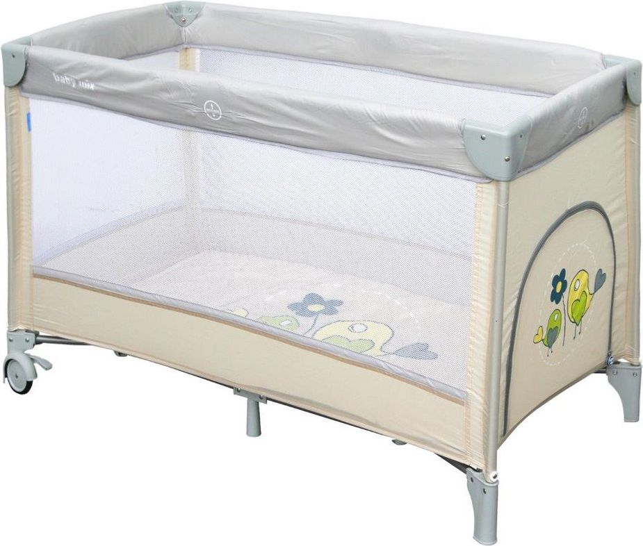 Dětská cestovní postýlka Baby Mix Varianta: Medvídek blue - tyrkysová - obrázek 5