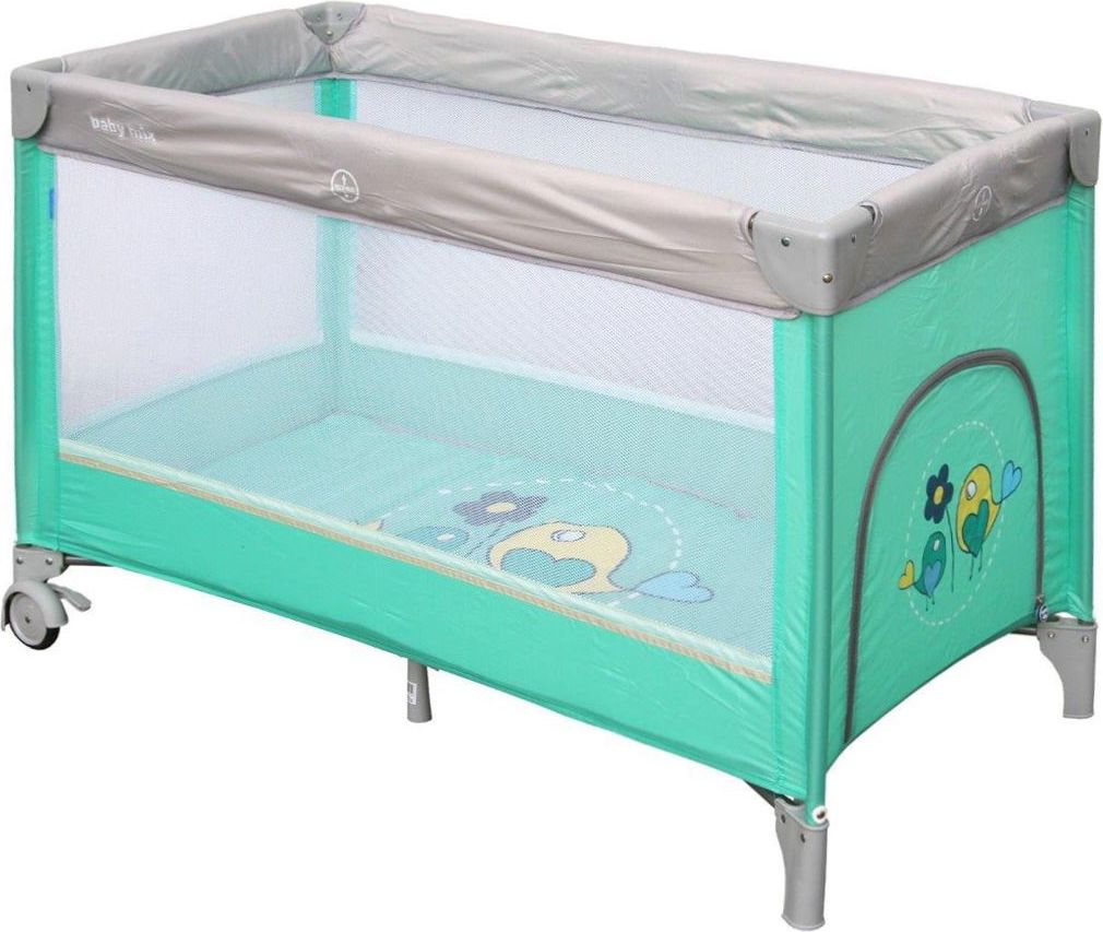 Dětská cestovní postýlka Baby Mix Varianta: Medvídek blue - tyrkysová - obrázek 6