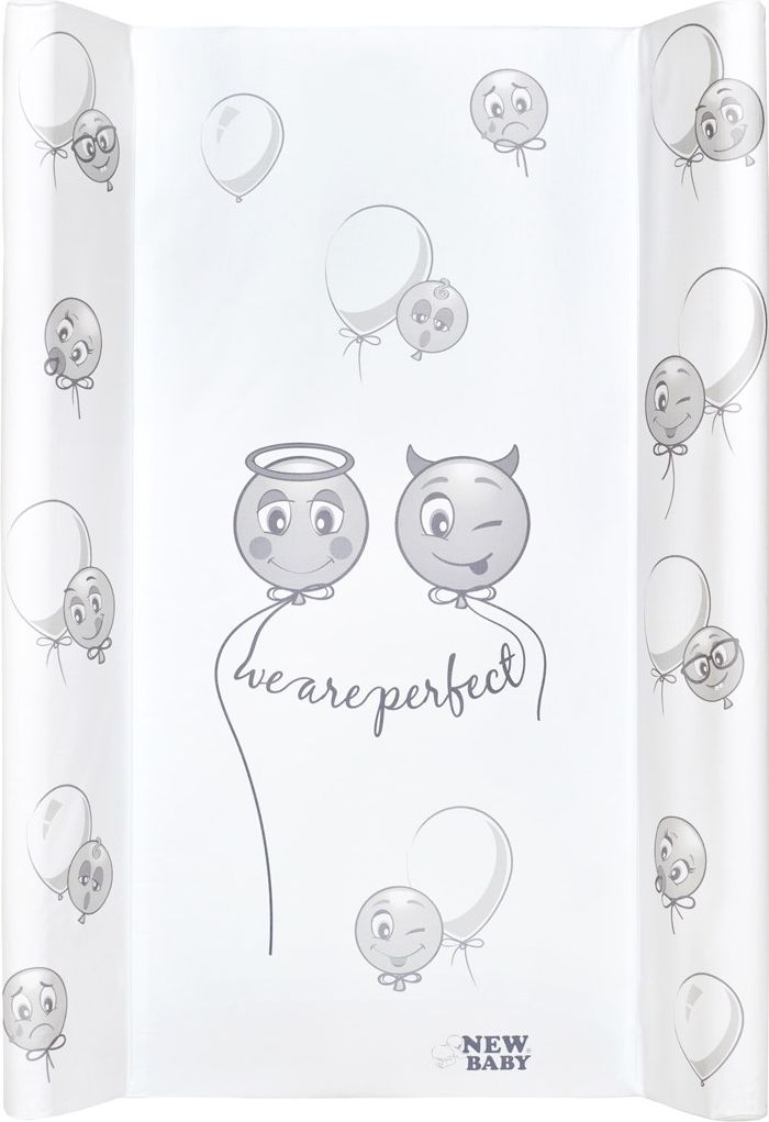 Přebalovací podložka New Baby Emotions bílá 80x50cm - obrázek 1