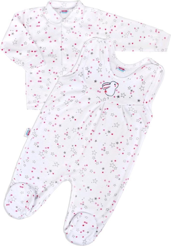 Kojenecká souprava New Baby Magic Star růžová - 50 - obrázek 77