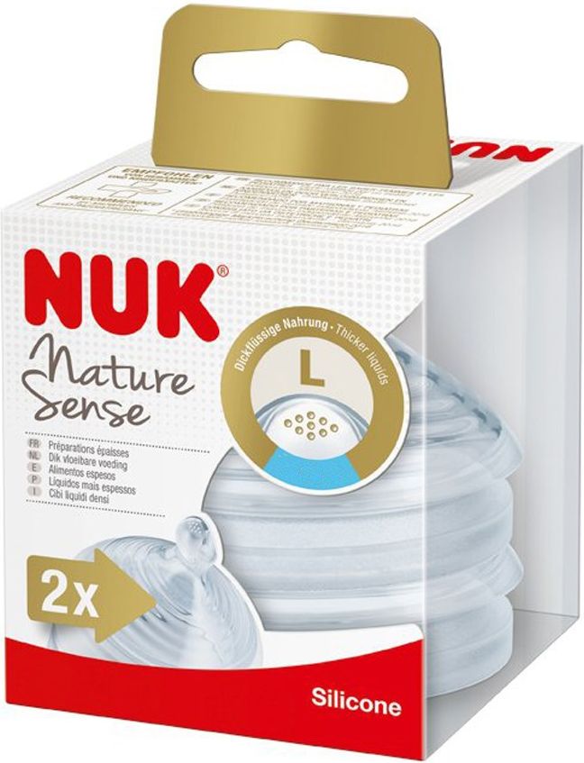 Nuk savička Nature Sense 2 ks transparentní - obrázek 9