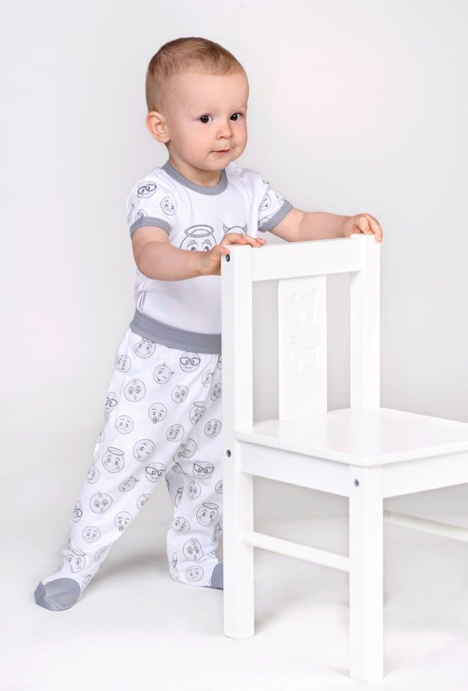 Kojenecké bavlněné body s krátkým rukávem New Baby Emotions&nbsp;-&nbsp;80 (9-12m) - obrázek 4