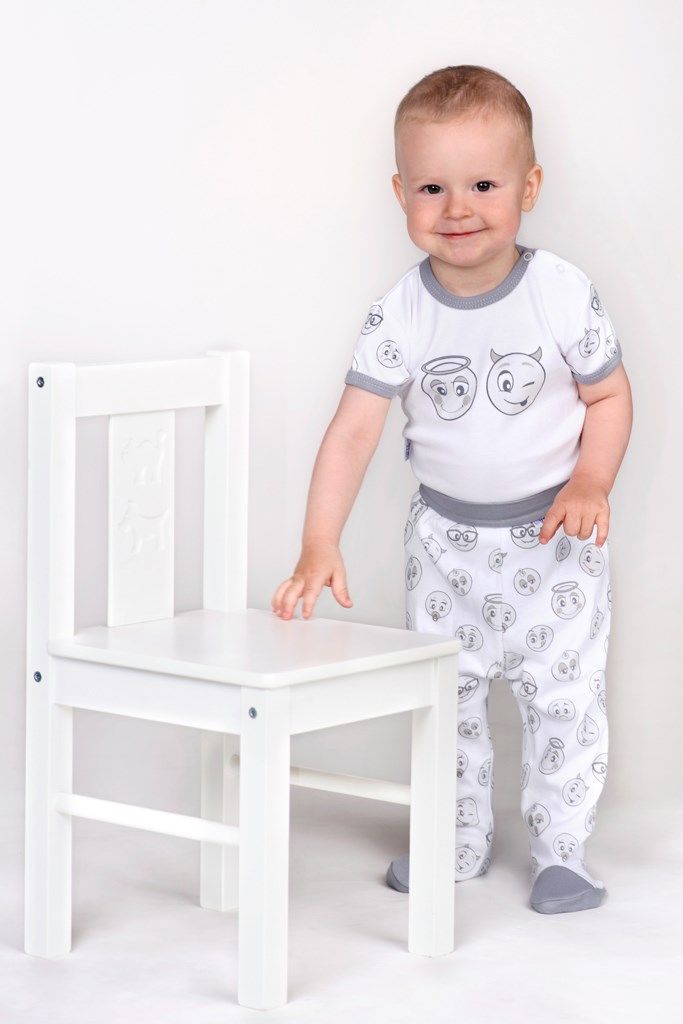 Kojenecké bavlněné body s krátkým rukávem New Baby Emotions&nbsp;-&nbsp;80 (9-12m) - obrázek 9