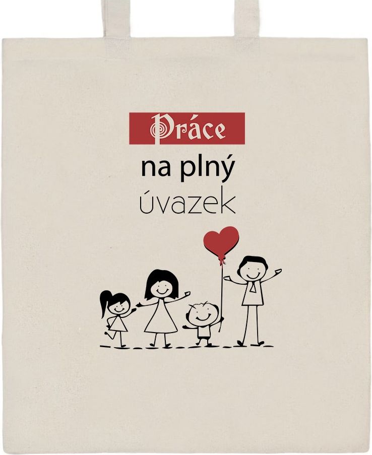 Bavlněná nákupní taška přírodní s potiskem New Baby - obrázek 28