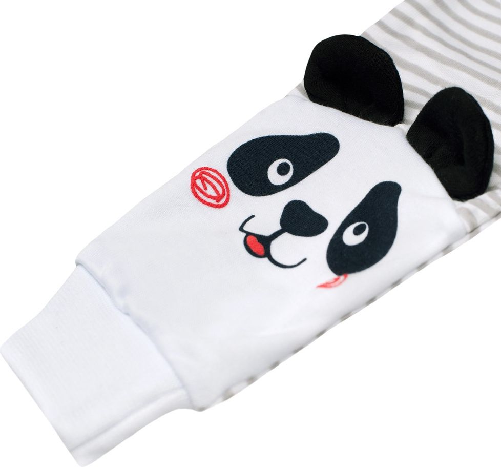 NEW BABY | New Baby Panda | Kojenecké tepláčky New Baby Panda | Šedá | 62 (3-6m) - obrázek 8