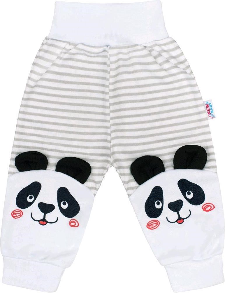 NEW BABY | New Baby Panda | Kojenecké tepláčky New Baby Panda | Šedá | 62 (3-6m) - obrázek 10