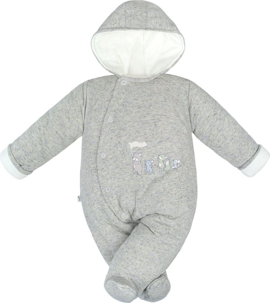 Zimní kojenecká kombinéza Baby Service Animals světle modrá&nbsp;-&nbsp;74 (6-9m) - obrázek 13