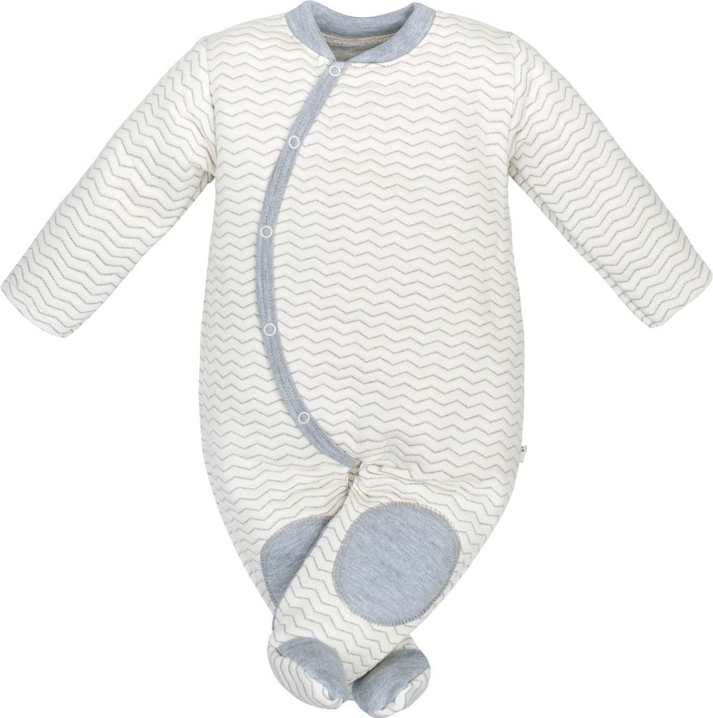 Kojenecká kombinézka Baby Service Cik-Cak Varianta: šedá/68 (4-6m) - obrázek 1