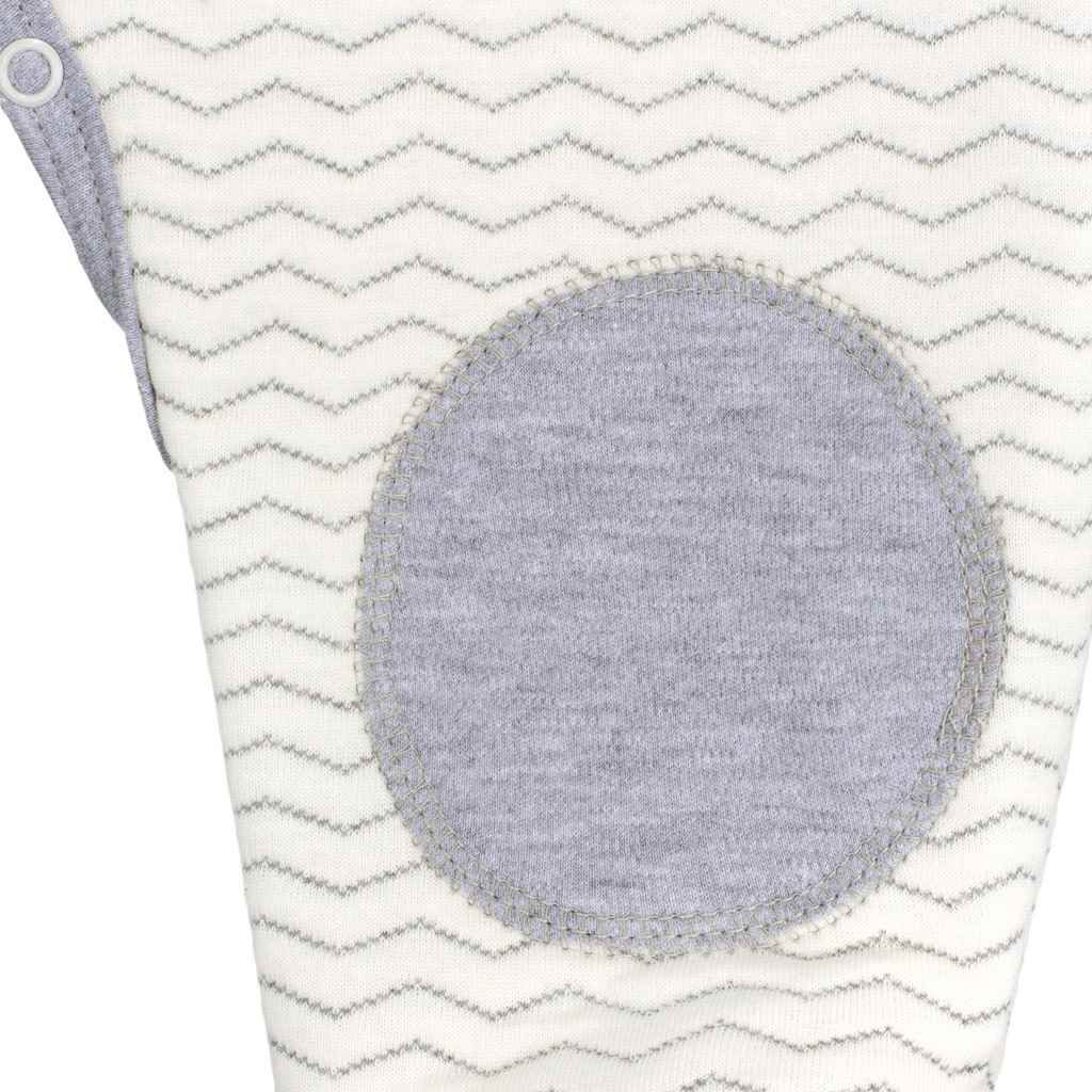 Kojenecká kombinézka Baby Service Cik-Cak Varianta: šedá/68 (4-6m) - obrázek 3