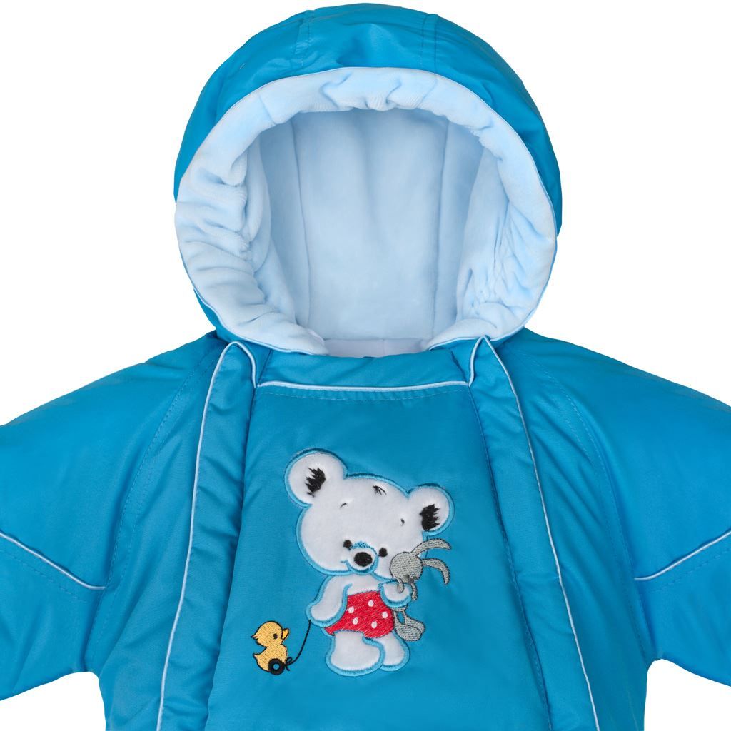 Zimní kombinéza 2v1 New Baby Winter tmavě růžová&nbsp;-&nbsp;74 (6-9m) - obrázek 7