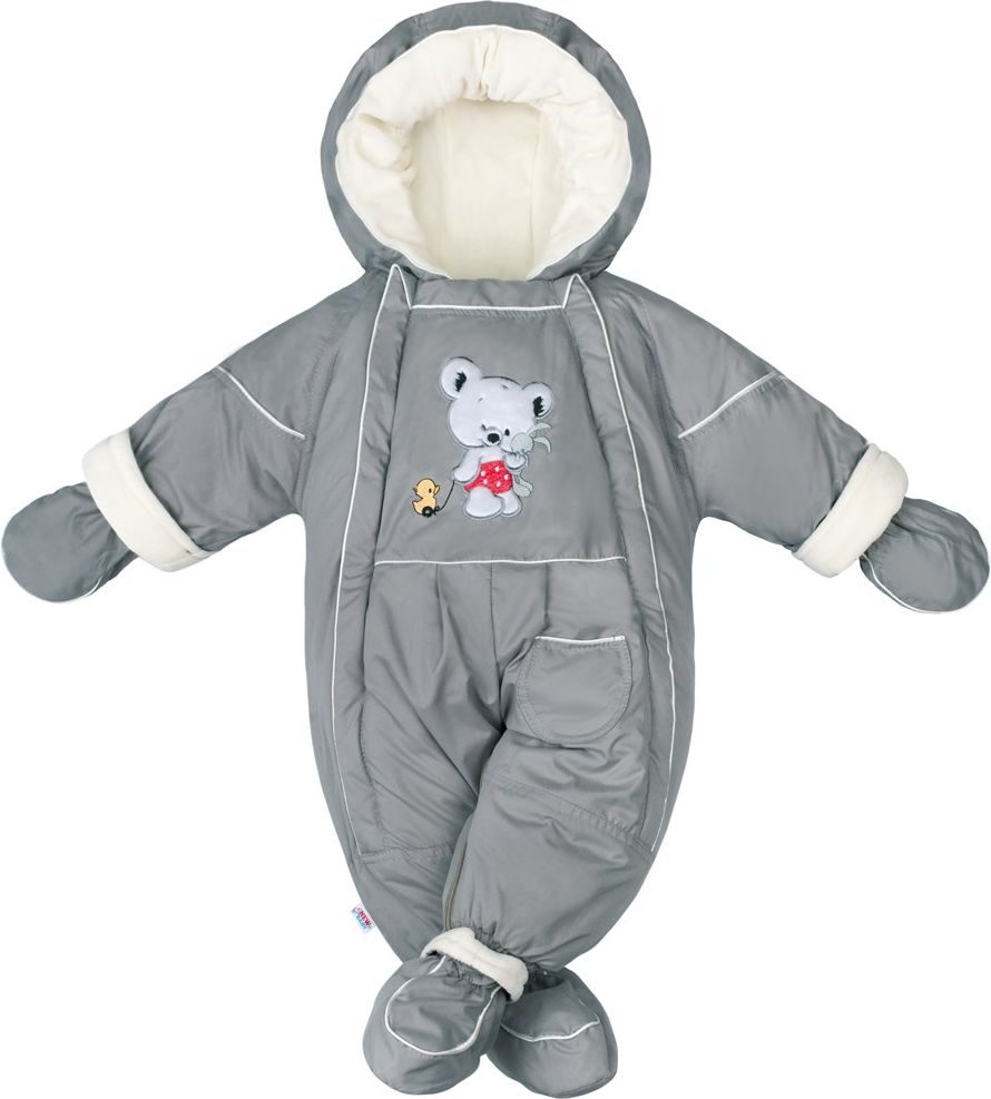 Zimní kombinéza 2v1 New Baby Winter tmavě růžová&nbsp;-&nbsp;74 (6-9m) - obrázek 16