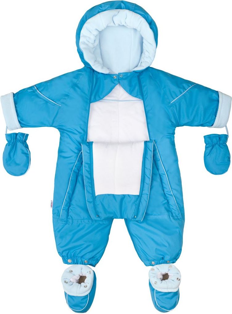 Zimní kombinéza 2v1 New Baby Winter tmavě růžová&nbsp;-&nbsp;74 (6-9m) - obrázek 24