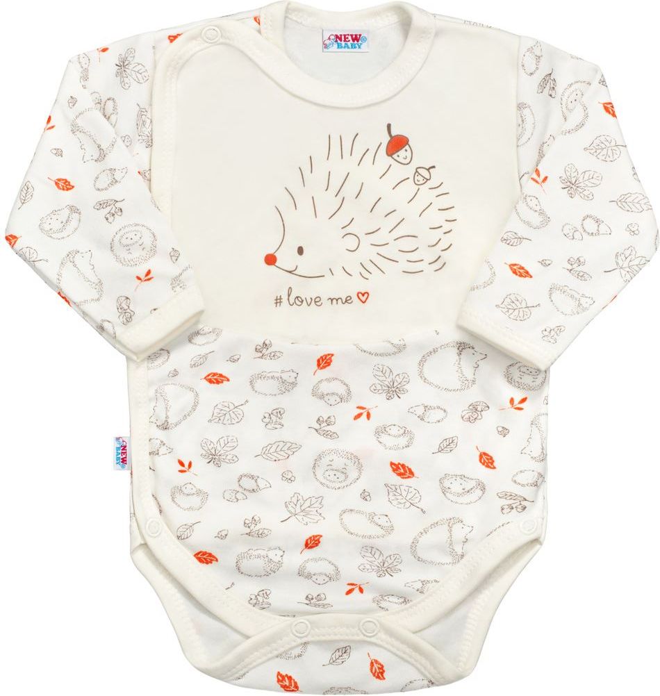 Kojenecké celorozepínací body New Baby Hedgehog béžové&nbsp;-&nbsp;62 (3-6m) - obrázek 21