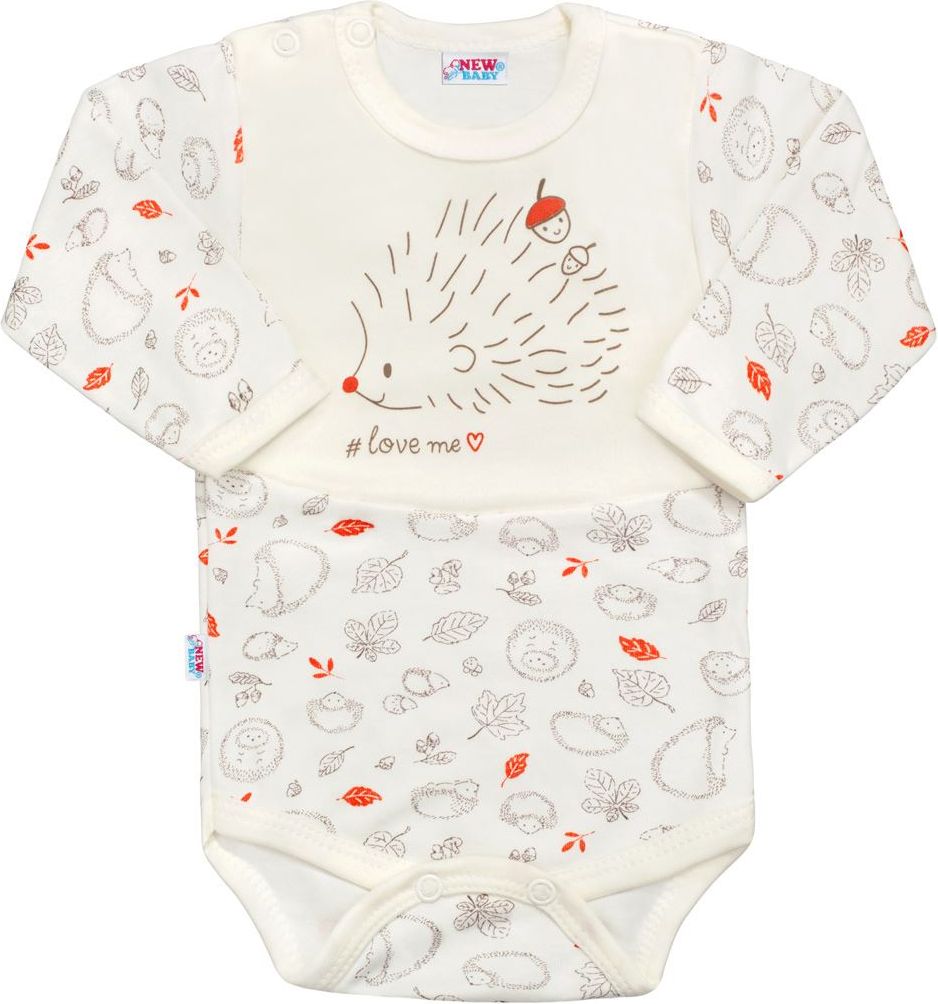 Kojenecké body s dlouhým rukávem New Baby Hedgehog červené&nbsp;-&nbsp;86 (12-18m) - obrázek 17