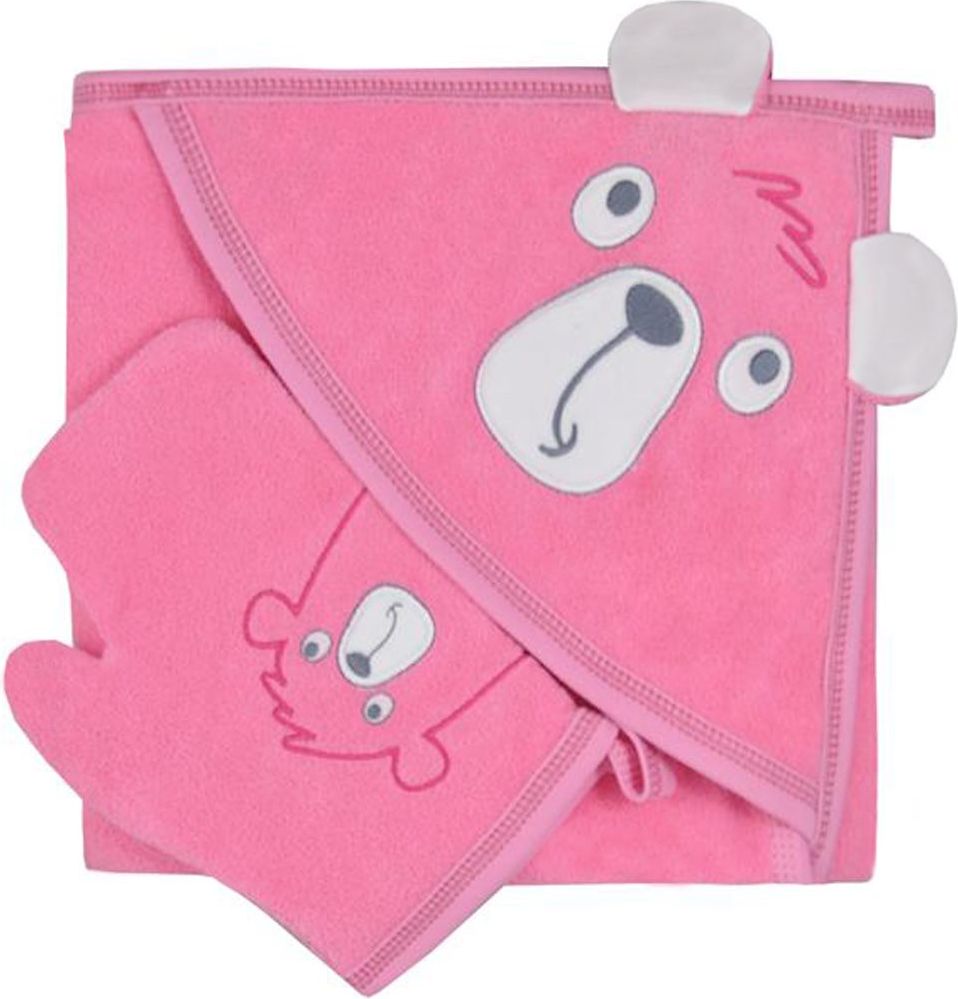 Dětská osuška s žínkou Koala Yogi pink - obrázek 5