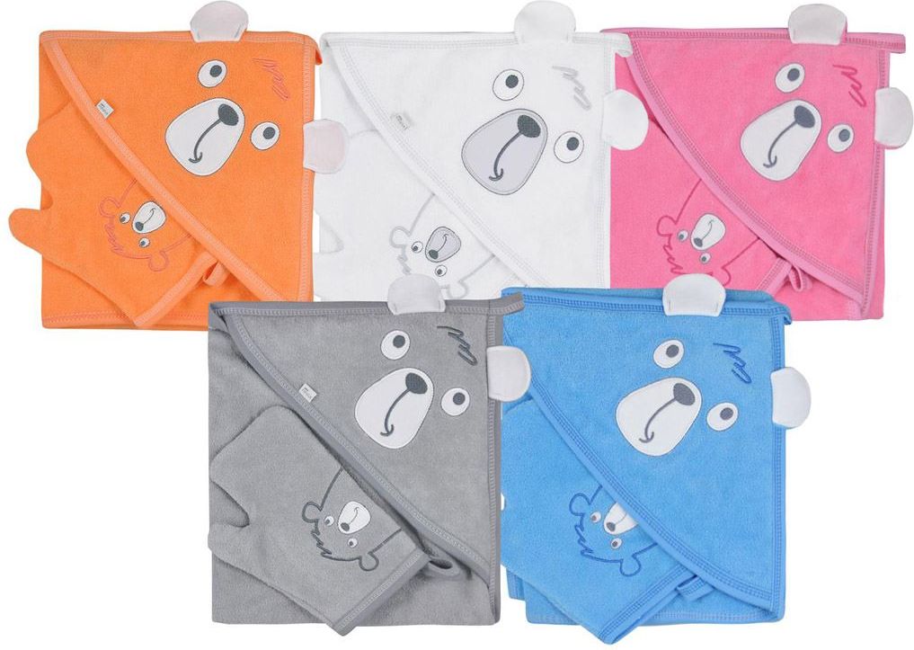 Dětská osuška s žínkou Koala Yogi pink - obrázek 6