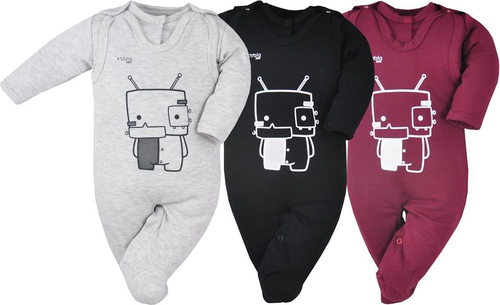 2-dílná kojenecká souprava Koala Robot šedá&nbsp;-&nbsp;62 (3-6m) - obrázek 15