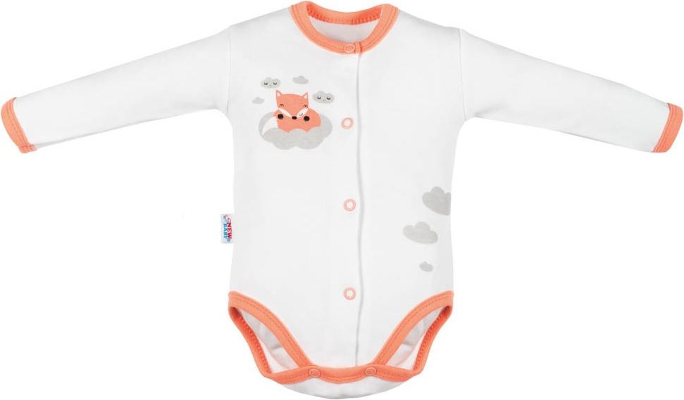 Kojenecké celorozepínací body New Baby Liška lososová&nbsp;-&nbsp;68 (4-6m) - obrázek 3