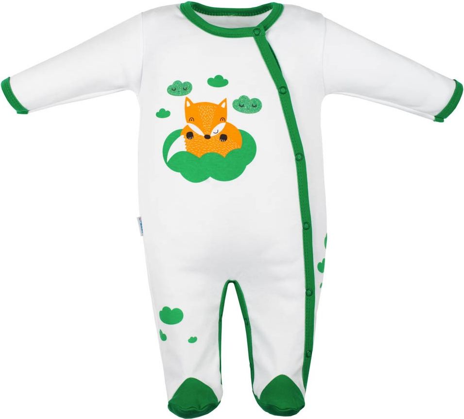 Kojenecký bavlněný overal New Baby Liška lososová&nbsp;-&nbsp;86 (12-18m) - obrázek 1