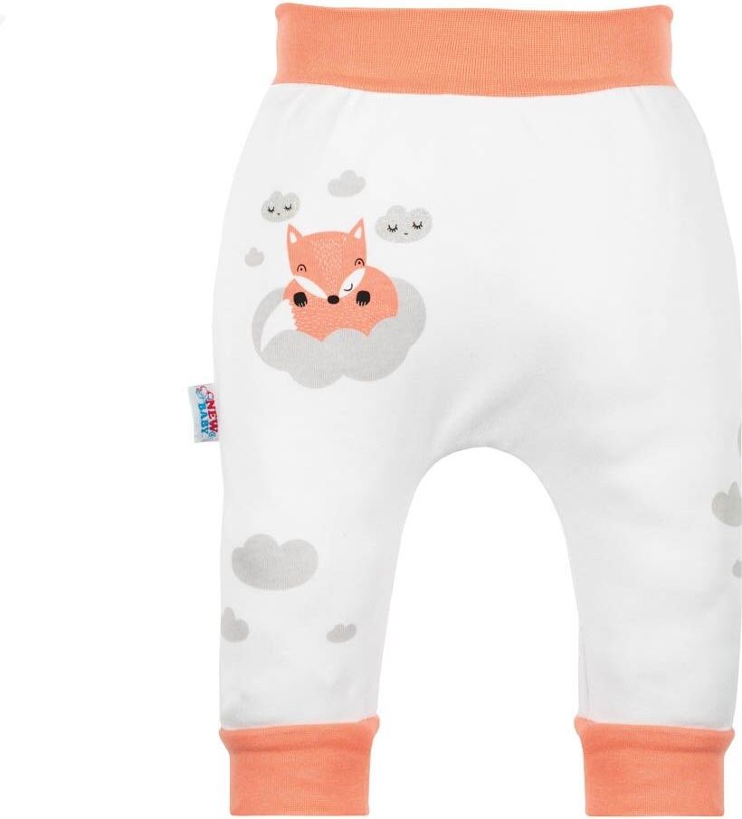 Kojenecké bavlněné tepláčky New Baby Liška lososová&nbsp;-&nbsp;80 (9-12m) - obrázek 5