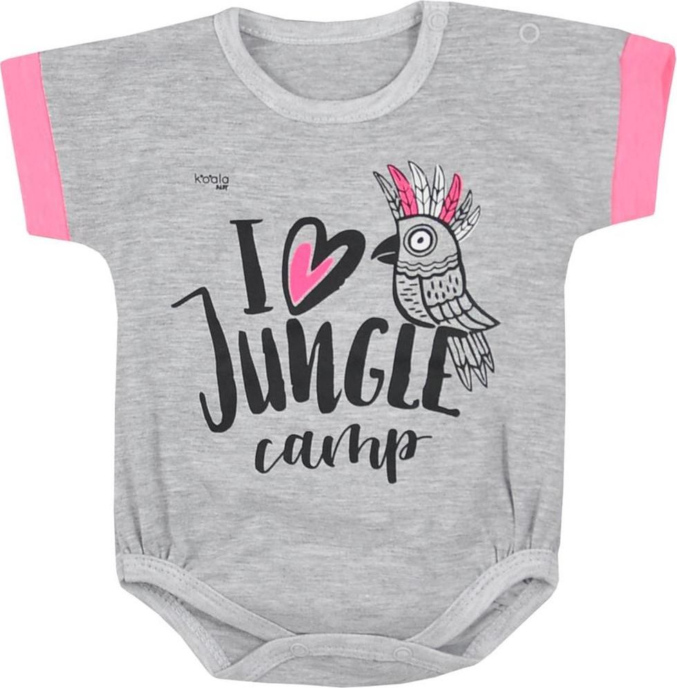 Kojenecké letní body Koala Ara růžové&nbsp;-&nbsp;86 (12-18m) - obrázek 9